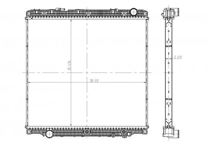 Freightliner Cascadia Radiator (18-24)