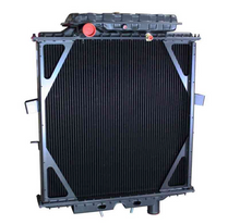 Load image into Gallery viewer, Peterbilt 3 Row 379 Bolt On With Surge Tank Radiator
