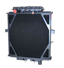 Load image into Gallery viewer, Peterbilt 3 Row 379 Bolt On With Surge Tank Radiator
