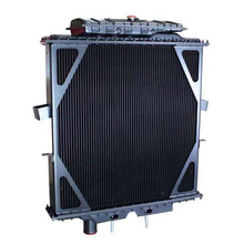 Load image into Gallery viewer, Peterbilt 3 Row 379 Bolt On With Surge Tank Radiator
